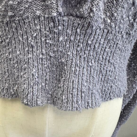 Free People Found My Friend Hoodie in Storm-lavender size Small Cropped Slouchy - Picture 7 of 15